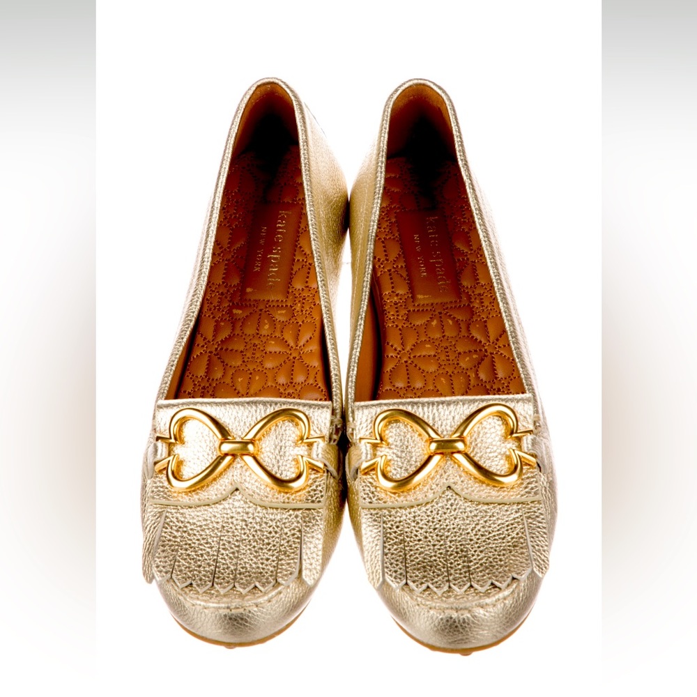 Kate Spade Metallic Flats